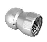 Generic Buse de Nettoyage de Canalisations 3/8" en Acier Inoxydable de Haute qualité pour un Nettoyage Efficace des Tuyaux pour L'aménagement Paysager et L'industrie Textile