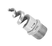 Generic Buse en Spirale en Acier Inoxydable, Anti-colmatage, Buse à Filetage Mâle Réglable pour Pulvérisation et Arrosage, 1/4 à 1 Pouce (G1 DN25)