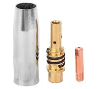 Generic Buses de Protection pour Pistolet de Soudage en Laiton, Embouts de Contact, Support de Buse pour Binzel 15AK, Torche de Soudage Blindée au Gaz, Durable, 30 Pièces