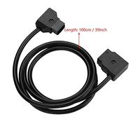 Generic Câble Adaptateur D Tap Mâle Power Tap vers D Hub, Câble Répartiteur Durable de Haute qualité pour Batterie Anton Bauer V Mount, Noir, 39", Léger et Portable pour Les Utilisations en