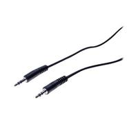 generic - Câble audio - jack mini mâle pour jack mini mâle - 2 m - noir