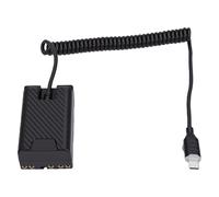 Generic Câble d'alimentation de Batterie Factice de Type C, Adaptateur enroulé 45W pour Tournage Professionnel, adapté aux Caméras BP-U30 30-120cm