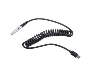 Generic Câble d'alimentation Mâle USB C Type C à 2 Broches 0B pour Une Connexion Stable, pour Stabilisateurs de Caméra Ronin RSC RS2 RS3 Pro 59,1 Pouces