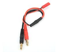 Generic Câble de Chargement JST de Haute qualité avec Fiche Banane de 4,0 Mm, Câble Flexible et Léger pour Avions RC
