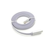 Generic Câble de console USB C mâle vers RJ45 mâle micro USB RS232 pour Aruba Ap-203h Ap-303h avec câble plat de 1,8 m
