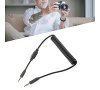 Generic Câble de Synchronisation Flash Cordon enroulé Durable pour Appareil Photo Série G F DSLR, Transmission Stable pour Les Amateurs de Photographie, Câble Mâle à Mâle de 3,3 Pieds
