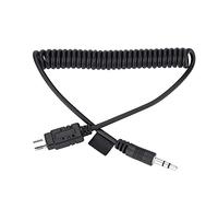 Generic Câble D'obturation à Distance pour Appareil Photo Léger 0,5 M pour Photo de Groupe Selfie D7200 D7000 pour (3,5 mm-N3)