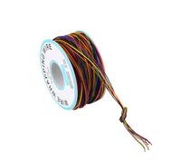 Generic Câble en Cuivre plaqué à L'étain avec Isolation Colorée, Fil Flexible de 250 M pour Ordinateur Portable, Carte Mère, Câble D'essai à Pain