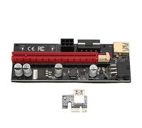 Generic Câble GPU Riser Express 1x à 16x Strong Alimentation Strong Power Multi-Caler Schéchie pour Les Amateurs de PC 2PCS (Ligne Bleue)