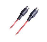 Generic Câble MIDI Din Mâle à Mâle à 5 Broches, Câble de Liaison Audio pour Instruments de Musique électronique, Rouge 4.5 mètres