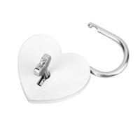 Generic Cadenas Exquis coloré en Métal avec Serrure en Forme de Cœur, pour Boîte à Bijoux, Fournitures de Journal Intime pour Enfants avec clé pour L'artisanat Domestique, Jaune, Bleu, Vert, Violet