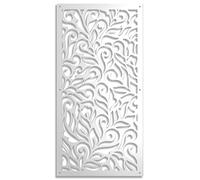 Generic Cadre Ajouré Pour Décoration Modèle DECOR - Panneau En PVC Perforé - Pare-Soleil Blanc 73 x 148 cm