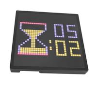 Generic Cadre d'art Numérique Minimaliste Moderne D'affichage de Pixel LED pour la Décoration de Salle de Jeu avec Contrôle APP pour des Effets Visuels Personnalisables, Matériau ABS