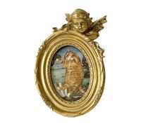 Generic Cadre Photo de Table Européen avec Figurine D'ange à Suspendre Au Mur