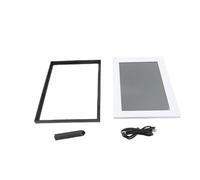 Generic Cadre Photo Numérique WiFi Intelligent, écran Tactile de 10,1 Pouces, Planificateur Familial en Nuage pour le Bureau à Domicile, Rappel Médical, Galerie D'art, Synchronisation avec les (WHITE)