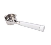 Generic Café en Acier Inoxydable Portafilter, Alliage en Aluminium de qualité Alimentaire café Portafilter Corrosion Résistant à la Machine à Fabriquer du (SILVER)