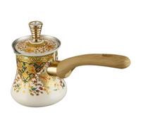 Generic Cafetière En Acier Inoxydable avec Couvercle et Poignée Ergonomique Pratique pour Fondre Chocolat Chauffer Lait Beurre Thé Adaptée Cuisine Maison Bure, 550ml