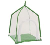 Generic Cage à Insectes, de Papillon Exquis pour l'enseignement Scientifique avec Transparente, 11,4 X 11,8 X 16,1 Pouces, Blanc avec Vert, pour Cultiver de Petits Insectes