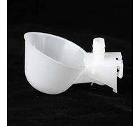 Generic Cage à Oiseaux, Gobelets à Boire, Distributeurs d'eau Automatiques en Plastique pour Cailles, Pigeons, Oiseaux avec Tubes, 12 Pièces