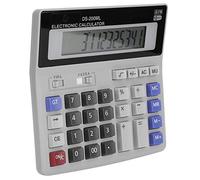 Generic Calculateurs Desktop, écran LCD Calculatrice Solaire à 12 Chiffres avec une Longue Durée de Vie de Batterie Calculatrice de Base Calculateurs de Bureau pour la Fonction Standard de Base Calcul