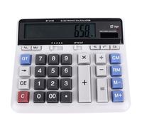Generic Calculatrice à énergie Solaire, Fonctionnement Facile Réponse Rapide Grandes Touches Calculatrice électronique pour la comptabilité