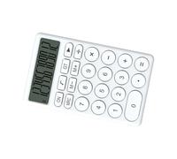 Generic Calculatrice Portative de Dessin animé avec Grand écran pour Une Expérience Mathématique Agréable (White)