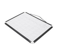 Generic Calendrier Mensuel Effacer la Paroi Blanche à Sec le Plafond Magnétique Portable à Double Face pour le Bureau à Domicile avec une Surface Facile à érase