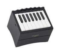 Generic Calendrier Musical pour Piano 2025, Calendrier Interactif à Manivelle avec 52 Morceaux de Musique, Rechargeable par USB pour les Amateurs de Musique, Métal, 13,5 X 9,5 X 8,4 Cm (BLACK)