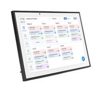 Generic Calendrier Numérique Intelligent de 10,1 Pouces, Planificateur Familial à écran Tactile HD avec Tableau de Tâches Interactif et Cadre Photo, pour L'organisation du Bureau à (Prise UE)