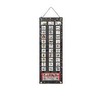 Generic Calendrier Visuel pour Les Enfants, Matériel D'apprentissage, Accessoires D'enseignement Portables, Tableau de Routine Comportementale pour L&
