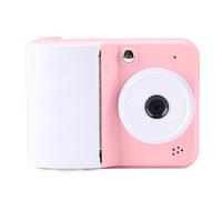 Generic Caméra à imprimé instantané 1080p Video HD 48MP Images Caméra Portable Compact pour Memories Amusantes Écran de 2,4 Pouces pour Une Utilisation Intérieure et Extérieure (Pink)