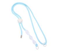 Generic Caméra d'action en Nylon Haute Résistance, Corde Anti-Perte, Sangle à Vis de 1/4 Pouces pour 3, Lanière de Suspension Flexible, pour One X3 (Corde Bleu Clair Noeud Blanc)