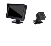 Generic Caméra de Voiture pour bébé, Moniteur Arrière 1080P avec Vision Nocturne pour la sécurité du Nouveau-né, Rotation à 360 ° pour Une Surveillance Pratique (Caméra arrière avec 8 lumières)