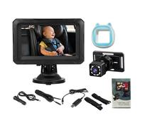 Generic Caméra de Voiture pour bébé, Moniteur de Vision Nocturne 1080P, pour la sécurité des Nourrissons dans la Voiture, Grand Angle de Vue pour Les Nouveau-nés