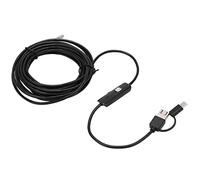 Generic Caméra Endoscopique Industrielle Haute Définition, Endoscope de 3,9 Mm, Outil D'inspection LED pour L'inspection Visuelle des Moteurs de Voiture et des Machines, Construction ABS Durable,