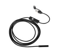 Generic - Caméra Endoscopique USB - Endoscope Industriel 7 Mm, Étanche IP67, 6 Lumières LED, Interface USB-C, Pour PC, Téléphone, Inspection de Câble, Pipeline, Voiture, Maison