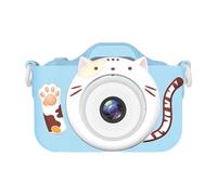 Generic Caméra Jouet pour Enfants avec Accessoires Amusants, chat bleu