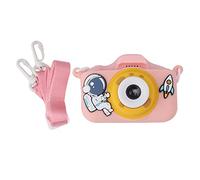 Generic Caméra pour Enfants, écran Anti-lumière Bleue, 20mp, Rechargeable, Multi-Cadre Photo, Synchronisation, Enregistrement Vidéo, Reconnaissance Faciale AI (Pink)