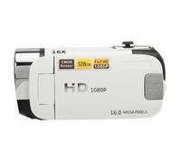 Generic Caméscope, Obturateur électronique, Trou fileté 1/4", Port USB, Zoom 16x, Appareil Photo Numérique 16 MP avec Lumière d'appoint pour l'enregistrement de la Croissance du bébé. (White)