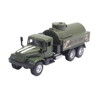 Generic Camion Miniature Jouet Métallique Véhicule Transport Blindé Ouverture Effet Lumineux Sonore Adapté Aux Enfants Décoration Intérieur Collection, camion citerne