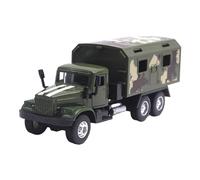 Generic Camion Miniature Jouet Métallique Véhicule Transport Blindé Ouverture Effet Lumineux Sonore Adapté Aux Enfants Décoration Intérieur Collection, camion