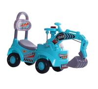 Generic Camions de construction jouet jouet éducatif cadeau d'anniversaire fournitures de fête pistes de course camion d'ingénierie excavatrices jouet pour, Bleu
