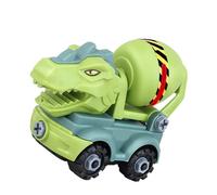 Generic Camions de Construction pour Enfants, Camions d'ingénierie, Jouets sur Le Thème des Dinosaures, Simulation de Scène de mobilité Articulaire, Assemblage de Bricolage pour Garçons et Filles