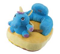 Generic Canapé de Soutien pour Baby-sitting, Angle Réglable, Chaise de Soutien pour bébé, Intérieur (Motif cheval bleu)
