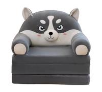 Generic Canapé-lit Pliant En Forme D'animal, Fauteuil-lit Pratique, Canapé Simple, Fauteuil Convertible Mignon pour Chambre à Coucher, Maison, Appartement, Chien Gris