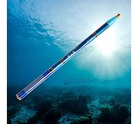 Generic Canne à Pêche Télescopique Rotative à 360 Degrés, Forte Force de Traction, Longueur Fermée 45 Cm, Fibre de Carbone, Anticorrosion avec Canne à Pêche pour Le Tourisme et l'extérieur (4,5 m /