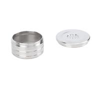 Generic Capsule de café Réutilisable, Dosette de café Réutilisable, Filtre à, Kit Rechargeable en Acier Inoxydable pour Machines Q, Facile à (avec une cuillère à pinceau)