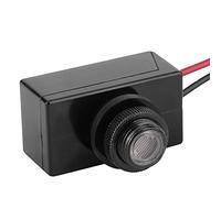 Generic Capteur de Cellule Photoélectrique Mini Interrupteur de Commande Automatique LED, Contrôle de la Lumière à économie D'énergie pour Lampadaires et Cours, étanche, 52,5x29x22,5 Mm