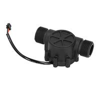 Generic Capteur de Débit D'eau Débitmètre Hall Haute sensibilité pour Piscine DC5-24V YF-G1, Filetage Mâle G1in étanche