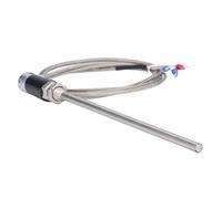 Generic Capteur de Thermocouple PT100, Sonde de Température Très Sensible pour Machines électriques, Longueur 200mm